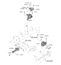 Diagram for Hyundai Sonata Hybrid Motor And Transmission Mount - 21825-L5100