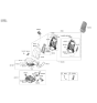 Diagram for 2020 Hyundai Sonata Hybrid Seat Heater - 88370-L1150