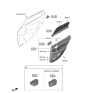 Diagram for 2020 Hyundai Sonata Hybrid Door Handle - 83610-L1010-NNB