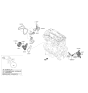 Diagram for 2021 Hyundai Sonata Hybrid Water Pump Gasket - 25124-2J400