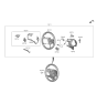 Diagram for 2021 Hyundai Sonata Hybrid Steering Wheel - 56111-L1200-NNB