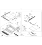 Diagram for 2021 Hyundai Sonata Hybrid Weather Strip - 81644-L5500