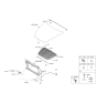 Diagram for 2020 Hyundai Sonata Hybrid Headlight Seal - 86435-L1100