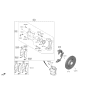 Diagram for 2020 Hyundai Sonata Brake Pad Set - 58101-L1A01