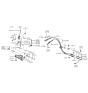 Diagram for Hyundai Sonata Automatic Transmission Shift Levers - 43720-34100