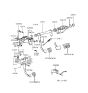 Diagram for 1997 Hyundai Sonata Brake Pedal - 32810-34000