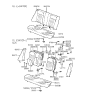 Diagram for 1993 Hyundai Sonata Seat Cover - 89360-34120-FYN