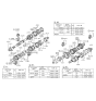 Diagram for 1996 Hyundai Sonata Transfer Case Bearing - 43220-37040