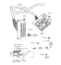 Diagram for 1994 Hyundai Sonata Fuse Box - 91810-34A00