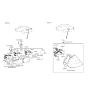 Diagram for 1998 Hyundai Sonata Back Up Light - 92401-34050