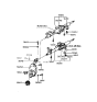 Diagram for 1996 Hyundai Sonata Steering Column - 56300-34010