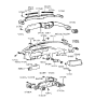 Diagram for 1995 Hyundai Sonata Air Bag - 84530-34500-AQ