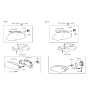 Diagram for 1996 Hyundai Sonata Fog Light - 92201-34000