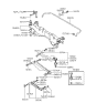 Diagram for 1996 Hyundai Sonata Sway Bar Kit - 55571-34000