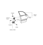 Diagram for Hyundai Sonata Door Hinge - 79330-34000