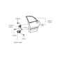 Diagram for 1996 Hyundai Sonata Door Hinge - 79330-34000