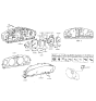 Diagram for Hyundai Sonata Speedometer - 94210-34030