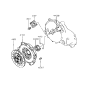 Diagram for 1996 Hyundai Sonata Clutch Disc - 41100-37020