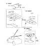 Diagram for 1998 Hyundai Sonata Dome Light - 92800-34000-CI