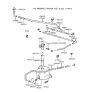 Diagram for 1993 Hyundai Sonata Windshield Washer Nozzle - 98630-34000-D