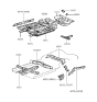 Diagram for Hyundai Sonata Floor Pan - 65300-34100