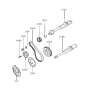 Diagram for 2005 Hyundai Sonata Timing Belt Tensioner - 23357-38001