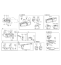 Diagram for 1995 Hyundai Sonata Door Jamb Switch - 93560-23100