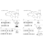 Diagram for 1990 Hyundai Excel Emblem - 86390-28090