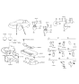 Diagram for 1995 Hyundai Sonata ABS Control Module - 95661-34000