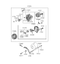 Diagram for 1997 Hyundai Sonata Alternator - 37300-33013