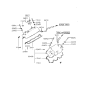 Diagram for 1989 Hyundai Sonata Crankcase Breather Hose - 26721-33001