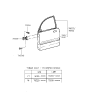 Diagram for 1995 Hyundai Sonata Door Hinge - 79310-34000