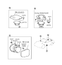 Diagram for 1997 Hyundai Sonata Car Speakers - 96361-34200