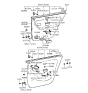 Diagram for 1995 Hyundai Elantra Ashtray - 83750-28000-AQ