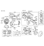 Diagram for Hyundai Sonata Brake Shoe - 58305-33D00