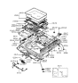 Diagram for Hyundai Sonata Sunroof - 81610-34001