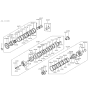 Diagram for Hyundai Sonata Clutch Disc - 45473-38000