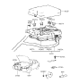 Diagram for 1994 Hyundai Sonata Fuse Box - 91840-34A00