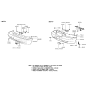 Diagram for 1998 Hyundai Sonata Grille - 86513-34050