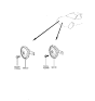 Diagram for 1996 Hyundai Sonata Horn - 96610-34100