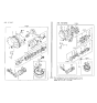 Diagram for 1993 Hyundai Elantra Automatic Transmission Overhaul Kit - 45010-33B03