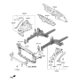 Diagram for 2018 Hyundai Sonata Hybrid Radiator Support - 64101-C1700