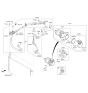 Diagram for 2019 Hyundai Sonata Hybrid A/C Compressor - 97701-E6000