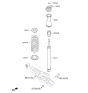 Diagram for Hyundai Sonata Hybrid Shock And Strut Mount - 55330-A8800