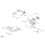 Diagram for 2018 Hyundai Sonata Hybrid Air Filter Box - 28110-E6300