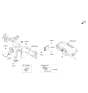 Diagram for 2018 Hyundai Sonata Hybrid Ignition Switch - 93502-C3000-VCA