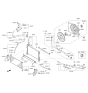 Diagram for 2019 Hyundai Sonata Hybrid Air Deflector - 29134-E6500