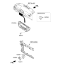 Diagram for Hyundai Sonata Hybrid A/C Switch - 97250-E6CA0