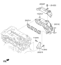 Diagram for Hyundai Sonata Hybrid Exhaust Manifold - 28510-2EAF0