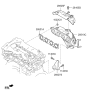 Diagram for 2019 Hyundai Sonata Hybrid Exhaust Manifold - 28510-2EAF0